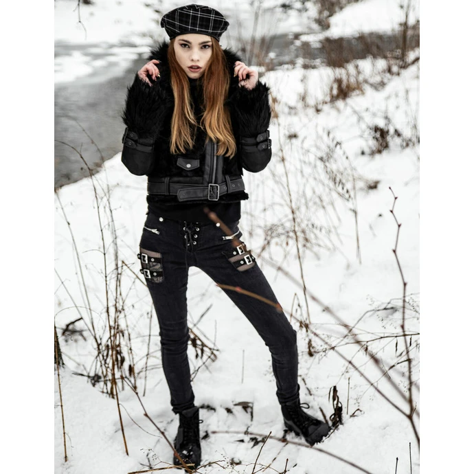 Unisex Pants KILLSTAR - Azazel Washed Jeans - Black 5 Unisex Pants KILLSTAR - Azazel Washed Jeans - Black - Image 3