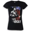 Film T-shirt Women's Rocky - American Flag - HYBRIS