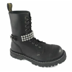 Shoe Harness Leather Boot Strap With Rivets - Bubble 3
