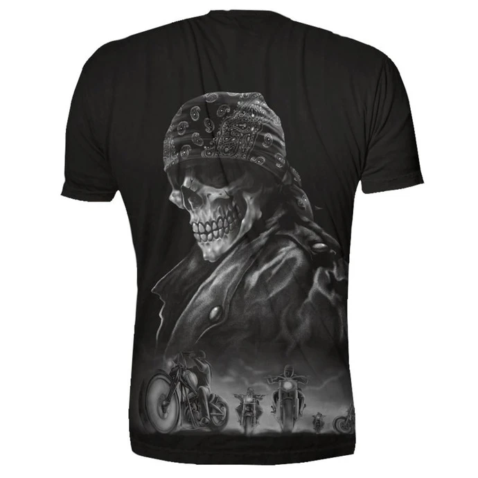 Men's T-shirt LETHAL THREAT - Biker From Hell - Black 5 Men's T-shirt LETHAL THREAT - Biker From Hell - Black - Image 3