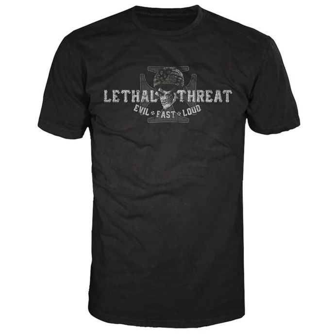 Men's T-shirt LETHAL THREAT - Biker From Hell - Black 6 Men's T-shirt LETHAL THREAT - Biker From Hell - Black - Image 4
