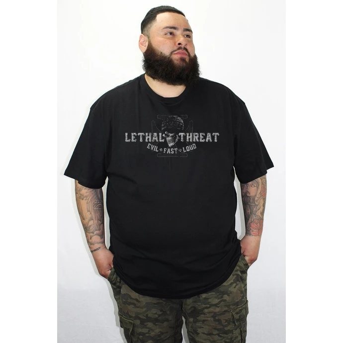 Men's T-shirt LETHAL THREAT - Biker From Hell - Black 8 Men's T-shirt LETHAL THREAT - Biker From Hell - Black - Image 6