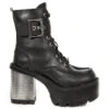 Women's Shoes NEW ROCK - BLACK CRUST, SEVENTS BLACK -Fashionable street clothing M.SEVE27 S1
