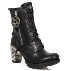 Women's High Boots NEW ROCK - ITALI NEGRO, TRAIL NEGRO TACON ACERO-2 -Fashionable street clothing M.TR095 S1 2