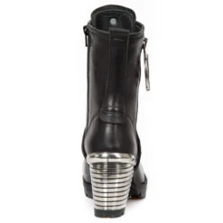 Women's High Boots NEW ROCK - ITALI NEGRO, TRAIL NEGRO TACON ACERO-2 -Fashionable street clothing M.TR095 S1 5