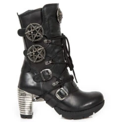 Women's Boots NEW ROCK - ITALI NEGRO, NOMADA NEGRO