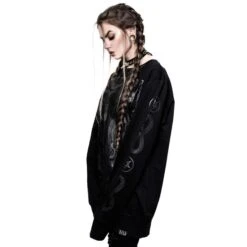 Unisex Sweatshirt KILLSTAR - Magician -Fashionable street clothing MAGICIAN SWEATSHIRT D 1