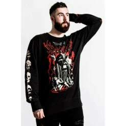 Men's Sweatshirt KILLSTAR - Magick - Black 9 Men's Sweatshirt KILLSTAR - Magick - Black -Fashionable street clothing MAGICK SWEATSHIRT MENS B