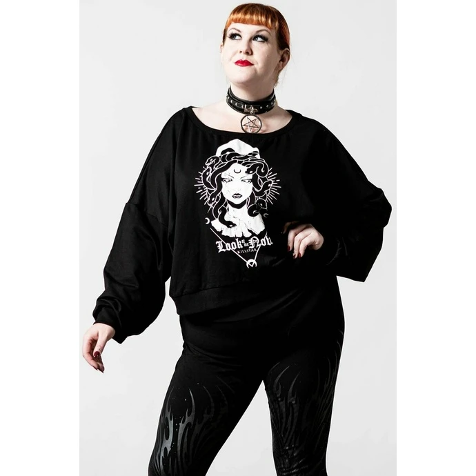 Women's Sweater KILLSTAR - Medusa Slouchy - Black 6 Women's Sweater KILLSTAR - Medusa Slouchy - Black - Image 4