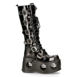 Leather Boots Women's - NEW ROCK 10 Leather Boots Women's - NEW ROCK -Fashionable street clothing M 314 S5 1