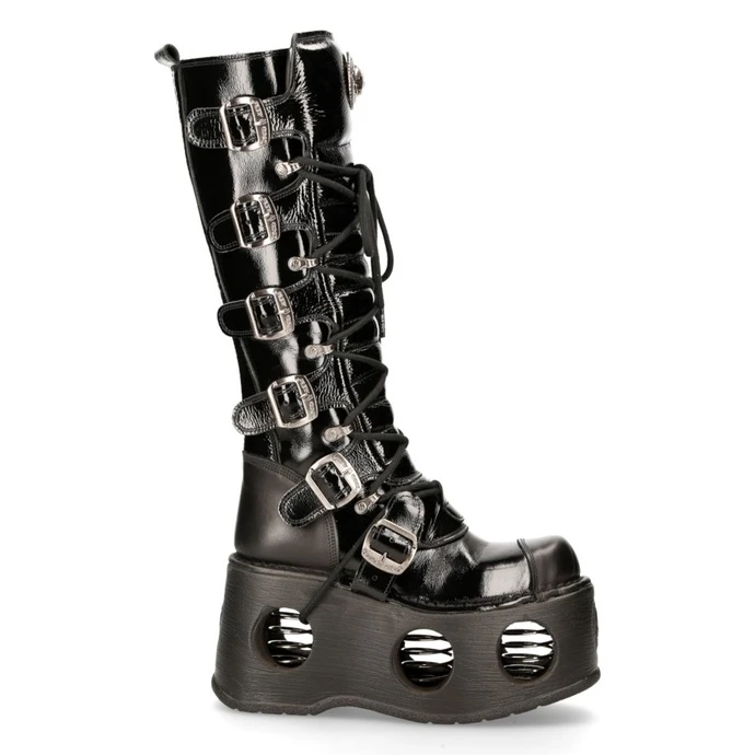Leather Boots Women's - NEW ROCK 5 Leather Boots Women's - NEW ROCK - Image 3