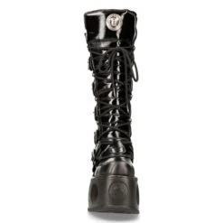 Leather Boots Women's - NEW ROCK 11 Leather Boots Women's - NEW ROCK -Fashionable street clothing M 314 S5 3