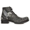 Leather Boots Men's - NEW ROCK -Fashionable street clothing M GY31 S10