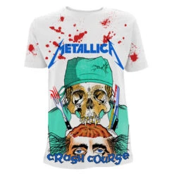 T-shirt Metal Men's Metallica - Crash Course In Brain Surgery - NNM