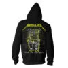 Hoodie Men's Metallica - Splatter Lightning - NNM 1 Hoodie Men's Metallica - Splatter Lightning - NNM -Fashionable street clothing Met Splatter Lighning Chair Hood Back MTLZHBSPL