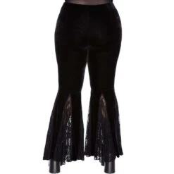 Women's Trousers KILLSTAR - Night Stalker Bell -Fashionable street clothing NIGHT STALKER BELL BOTTOMS PLUS C