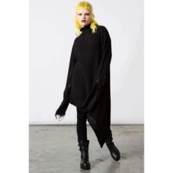 Unisex Sweater KILLSTAR - Placebo Knit - Black -Fashionable street clothing PLACEBO KNIT SWEATER E