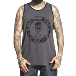 Men´s Tank Top SULLEN - BADGE OF HONOR - GREY