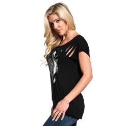 T-shirt Hardcore Women's - BREDIMUS - SULLEN 7 T-shirt Hardcore Women's - BREDIMUS - SULLEN -Fashionable street clothing SCW1384 Bredimus Black tee D2 800x