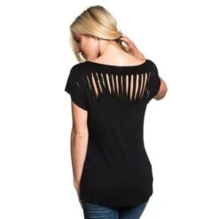 T-shirt Hardcore Women's - BREDIMUS - SULLEN 8 T-shirt Hardcore Women's - BREDIMUS - SULLEN -Fashionable street clothing SCW1384 Bredimus Black tee D3 800x