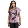 T-shirt Hardcore Women's - DARK NUVO - SULLEN -Fashionable street clothing SCW1916 Dark Nuvo Top Purple Rose D1 2000x