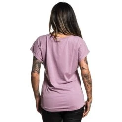 T-shirt Hardcore Women's - DARK NUVO - SULLEN -Fashionable street clothing SCW1916 Dark Nuvo Top Purple Rose D4 2000x