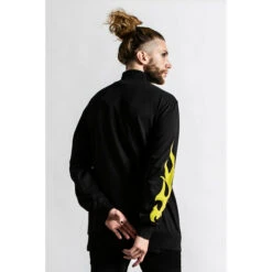 Unisex Sweatshirt KILLSTAR - Shine Bright Track - Black -Fashionable street clothing SHINE BRIGHT TRACK JACKET MENS D
