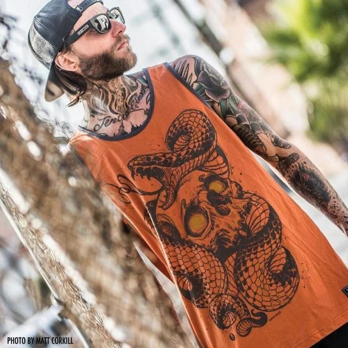 Men's Tank Top SULLEN - COPPERHEAD - BURNT ORANGE 6 Men's Tank Top SULLEN - COPPERHEAD - BURNT ORANGE - Image 4