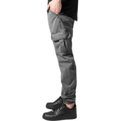 Men's Trousers URBAN CLASSICS - Cargo Jogging 10 Men's Trousers URBAN CLASSICS - Cargo Jogging -Fashionable street clothing TB1268 M1 00096 darkgrey