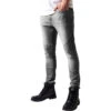 Men's Trousers URBAN CLASSICS - Slim Fit Biker 2 Men's Trousers URBAN CLASSICS - Slim Fit Biker -Fashionable street clothing TB1436 I01 00111