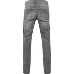 Men's Trousers URBAN CLASSICS - Stretch Denim -Fashionable street clothing TB1437 P2 00111grey