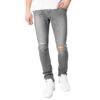 Men's Trousers URBAN CLASSICS - Slim Fit Knee Cut Denim 1 Men's Trousers URBAN CLASSICS - Slim Fit Knee Cut Denim -Fashionable street clothing TB1652 I01 00111