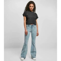Women's Trousers URBAN CLASSICS - Flared Denim - TB4549 -Fashionable street clothing TB4549 Mw12 03249