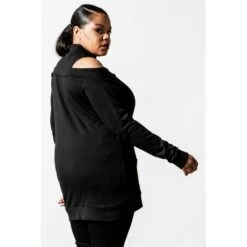 Women's Sweatshirt KILLSTAR - Thalia - Black -Fashionable street clothing THALIA SWEATSHIRT PLUS D x1600