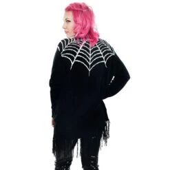 Sweater Women's (cardigan) TOO FAST - SPIDER WEB