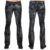 Men's Trousers (jeans) WORNSTAR - Hellraiser Smoke - Black -Fashionable street clothing WSGP HRKSW J12a 2000x