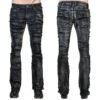 Men's Trousers (jeans) WORNSTAR - Remnant - Black 2 Men's Trousers (jeans) WORNSTAR - Remnant - Black -Fashionable street clothing WSGP RMNT J12a 2000x