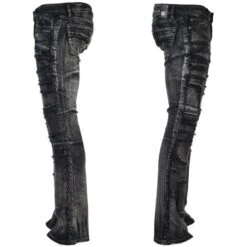 Men's Trousers (jeans) WORNSTAR - Remnant - Black -Fashionable street clothing WSGP RMNT J12a 2004x