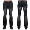 Men's Trousers (jeans) WORNSTAR - Hellraiser - Vintage Black -Fashionable street clothing WSP HRKV J12 2000x