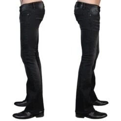 Men's Trousers (jeans) WORNSTAR - Hellraiser - Vintage Black -Fashionable street clothing WSP HRKV J12 2001x