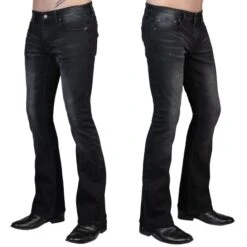 Men's Trousers (jeans) WORNSTAR - Hellraiser - Vintage Black -Fashionable street clothing WSP HRKV J12 2002x