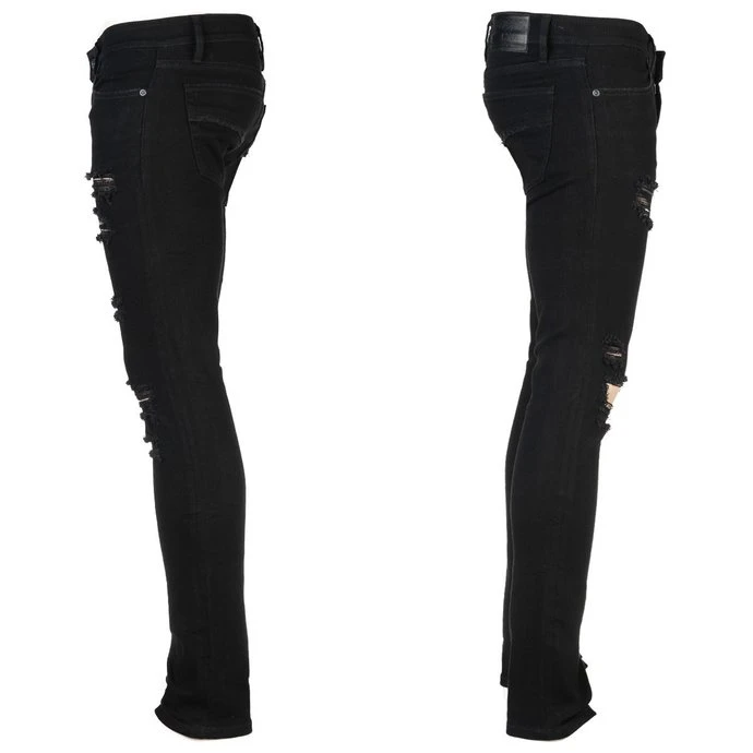 Men's Trousers (jeans) WORNSTAR - Rampager Shredded - Black 7 Men's Trousers (jeans) WORNSTAR - Rampager Shredded - Black - Image 5