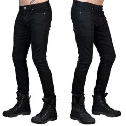 Men's Trousers (jeans) WORNSTAR - Rampager - Black 10 Men's Trousers (jeans) WORNSTAR - Rampager - Black -Fashionable street clothing WSP RPK J12a 2002x