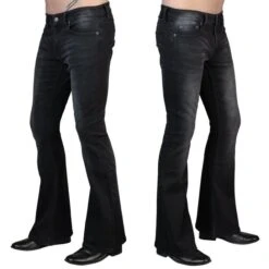 Men's Trousers (jeans) WORNSTAR - Starchaser - Vintage Black -Fashionable street clothing WSP SCKV J12 2002x