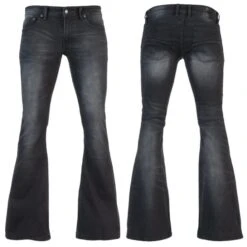 Men's Trousers (jeans) WORNSTAR - Starchaser - Vintage Black -Fashionable street clothing WSP SCKV J12 2003x