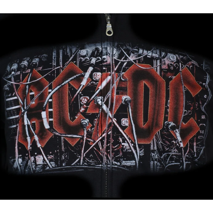 Men's Hoodie AC / DC - POWER UP - Cables - RAZAMATAZ 5 Men's Hoodie AC / DC - POWER UP - Cables - RAZAMATAZ - Image 3