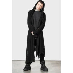 Unisex Sweater (cardigan) KILLSTAR - Ensley - Black -Fashionable street clothing aa0rky11bu