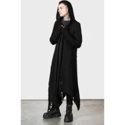 Unisex Sweater (cardigan) KILLSTAR - Ensley - Black -Fashionable street clothing aa0rky14bu