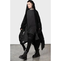 Unisex Sweater (cardigan) KILLSTAR - Ensley - Black -Fashionable street clothing aa0rky9bu