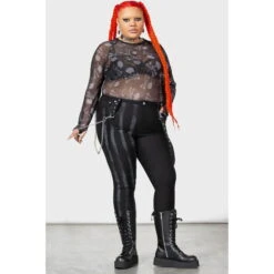 Women's Trousers KILLSTAR - Ringmaster - Black 11 Women's Trousers KILLSTAR - Ringmaster - Black -Fashionable street clothing aa6ychkr12